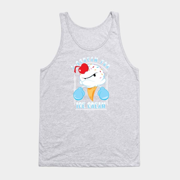 Lil Monstrrrs: I-Scream For Ice Cream Tank Top by scout1138